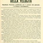 VELOCITA’ MITO E DOLORE By MARIO ZACCHERINI